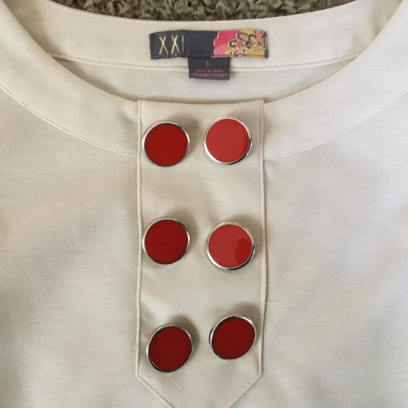 Vintage Women’s Sleeveless Orange & Beige Mod Drop-Waist Dress, Y2K does 1960’s - Picture 3 of 10